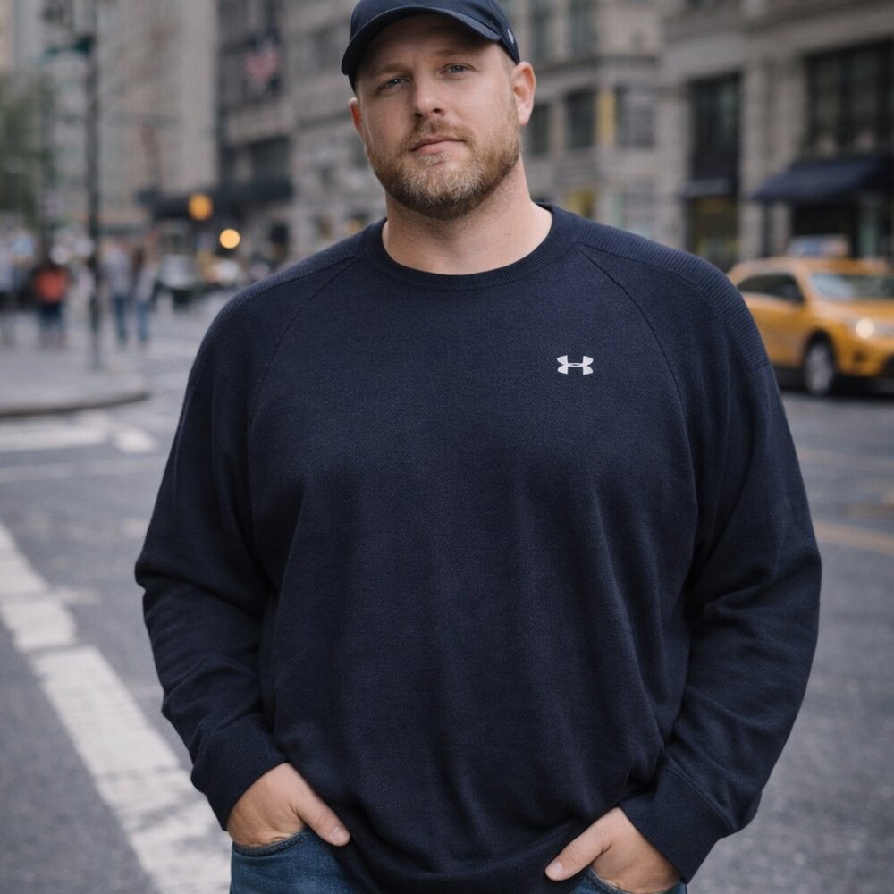 Under Armour Golf UA Tour Tips Sweater 2XL Loose Fit NWT $150